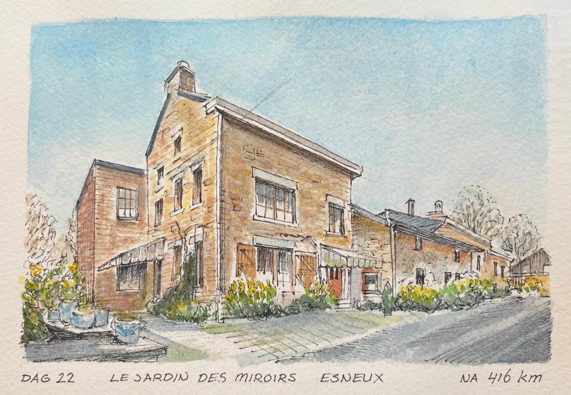 Bed and Breakfast Le Jardin Des Miroirs Esneux Екстер'єр фото